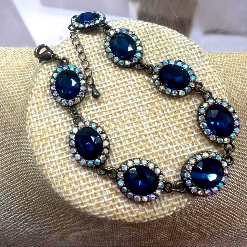 💎💎💎VINTAGE Faux Sapphire Bracelet 💎💎💎